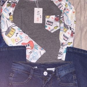 Boys Rock n Roll Pant Set